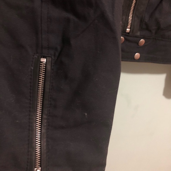 BLK DNM Black Trim Leather Jacket - Picture 2 of 6